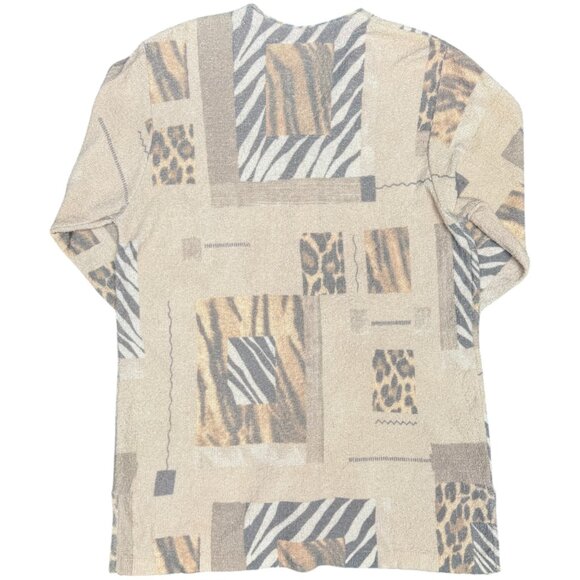 VINTAGE Women's GABRIELLA T. Italian V-Neck Cardigan Sweater |‎ Size L - Picture 2 of 8